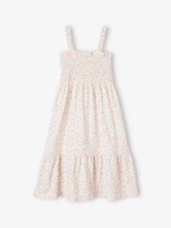 Robe Smockée à Bretelles Fille -Cyrillus || PETIT BATEAU || MINNIE Soldes Boutique robe smockee a bretelles fille 5