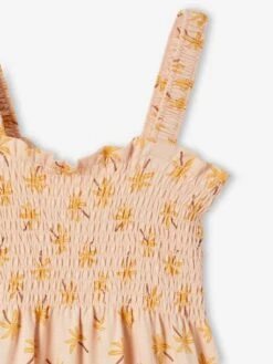 Robe Smockée à Bretelles Fille -Cyrillus || PETIT BATEAU || MINNIE Soldes Boutique robe smockee a bretelles fille 6