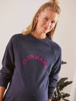 Robe-sweat Courte à Message Grossesse Et Allaitement