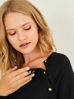 Robe Tricot De Grossesse Et D'allaitement -Cyrillus || PETIT BATEAU || MINNIE Soldes Boutique robe tricot de grossesse et dallaitement 4