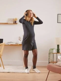 Robe Tube En Maille Grossesse Et Allaitement -Cyrillus || PETIT BATEAU || MINNIE Soldes Boutique robe tube en maille grossesse et allaitement 4