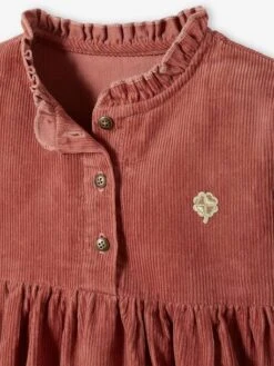 Robe Velours Col Volanté Fille -Cyrillus || PETIT BATEAU || MINNIE Soldes Boutique robe velours col volante fille 5