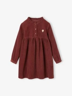 Robe Velours Col Volanté Fille -Cyrillus || PETIT BATEAU || MINNIE Soldes Boutique robe velours col volante fille 7