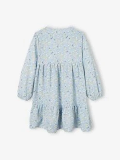 Robe Volantée à Fleurs Fille Détail Matelassé Fantaisie -Cyrillus || PETIT BATEAU || MINNIE Soldes Boutique robe volantee a fleurs fille detail matelasse fantaisie 3